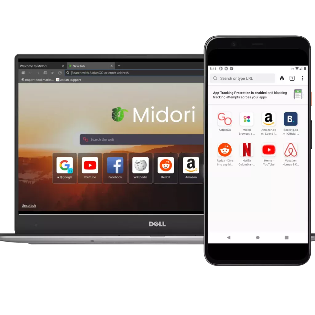 Midori Browser for desktop & mobile