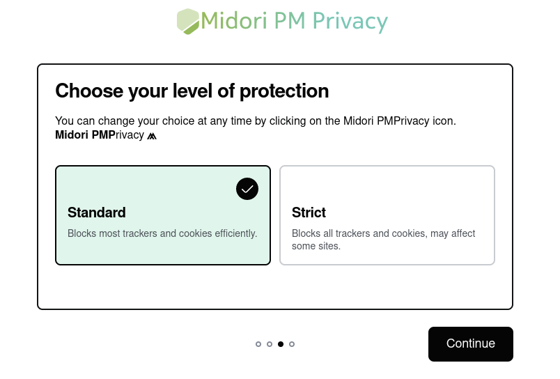 Level protection of Midori Protect