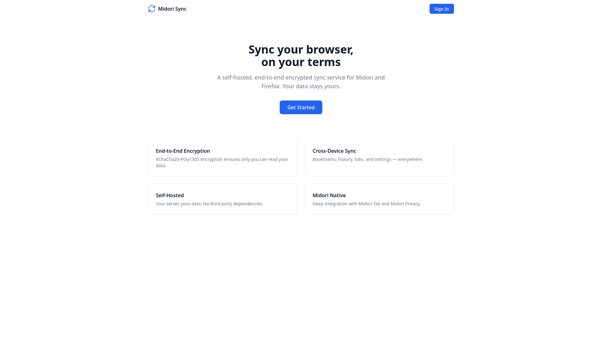 Midori Sync: Midori is the first Gecko-based browser to have its own Sync.